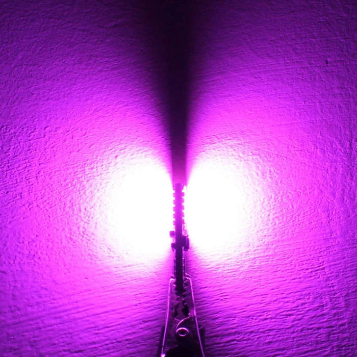 2 PCS T10 4.8W 720LM Pink Light 24 SMD 4014 LED Error-Free Canbus Car Clearance Lights Lamp, DC 12V