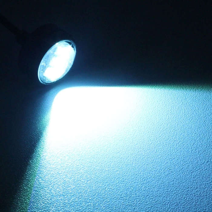 2 PCS 22.5mm 1.5W 150LM Ice Blue Light 3 LED SMD 5630 Spotlight Eagle Eye Light Daytime Running L...