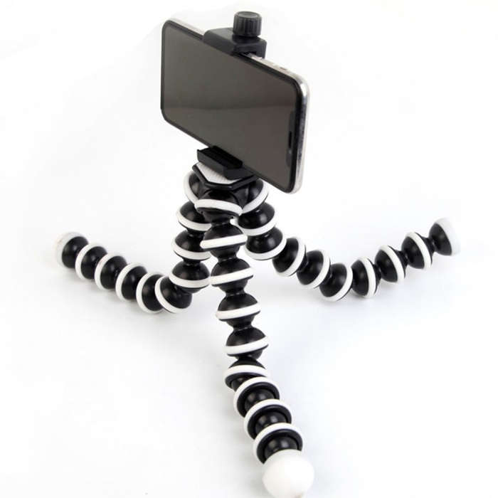 Flexible Grip Digital Camera Tripod (Load: 3kgs)(Black)