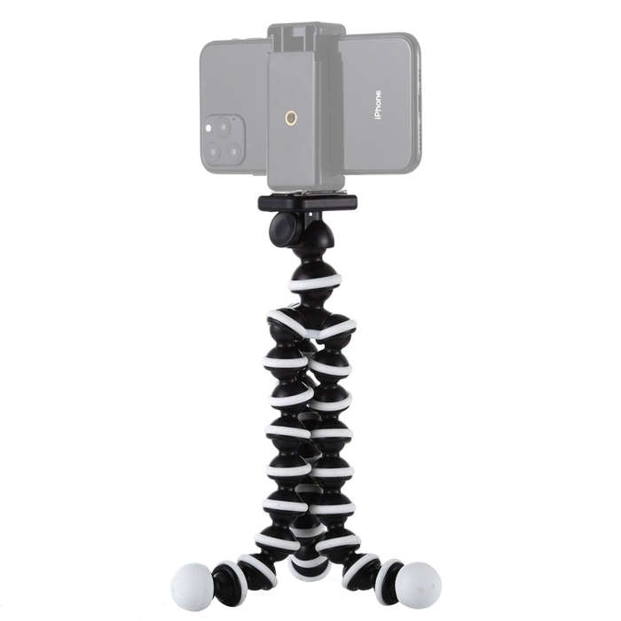 Flexible Grip Digital Camera Tripod (Load: 3kgs)(Black)