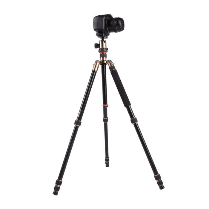 Triopo MT-2504C Adjustable Portable Aluminum Tripod with NB-1S Ball Head for Canon Nikon Sony DSL...