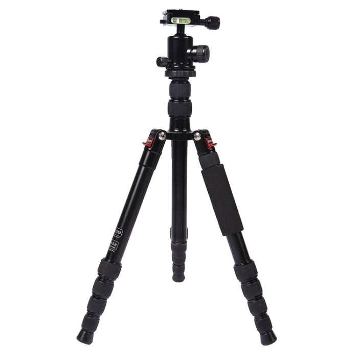 Triopo MT-2505C Adjustable Portable Aluminum Tripod (Gold) with NB-1S Ball Head (Black) for Canon...