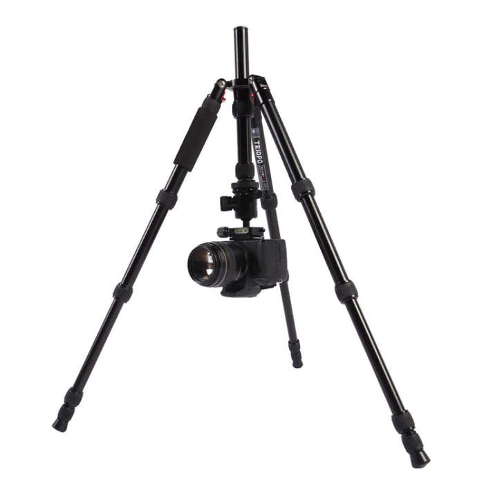 Triopo MT-2505C Adjustable Portable Aluminum Tripod (Gold) with NB-1S Ball Head (Black) for Canon...