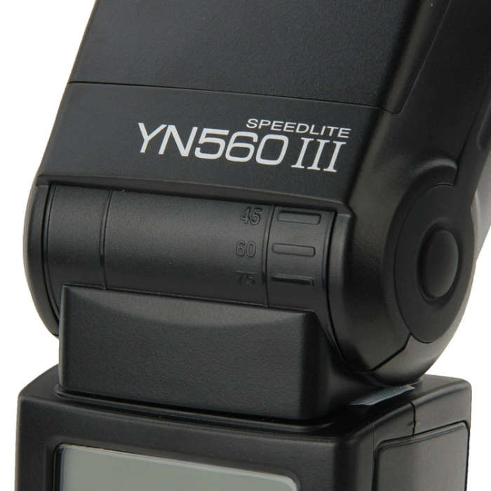 YN-560 III Ultra-long-range Wireless Flash Speedlite with Metal Hot Shoe for Canon / Nikon / Pent...