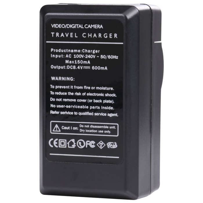 Digital Camera Battery Car Charger for OLYMPUS BLN1(Black)