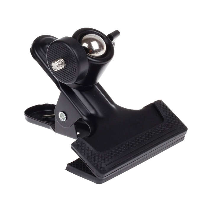 360 Degree Rotation Backpack Hat Clip Fast Clamp Mount for Xiaomi Yi Sport Camera