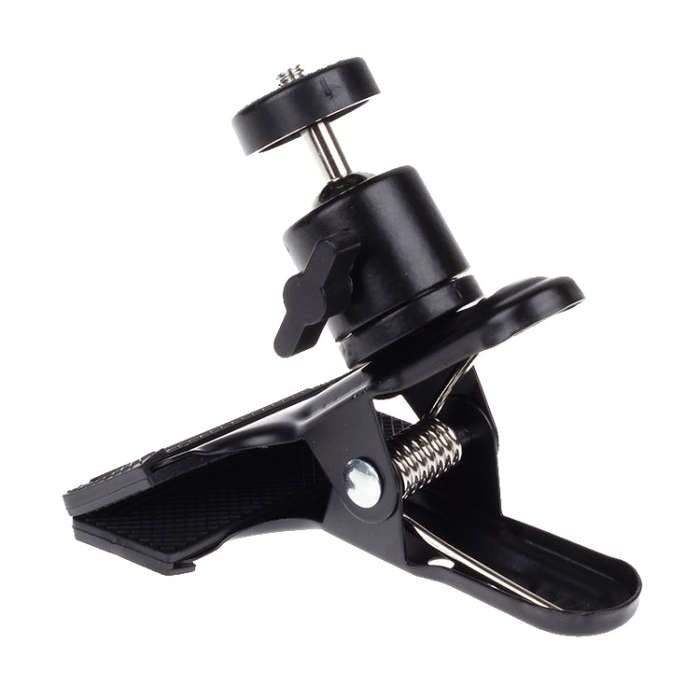 360 Degree Rotation Backpack Hat Clip Fast Clamp Mount for Xiaomi Yi Sport Camera