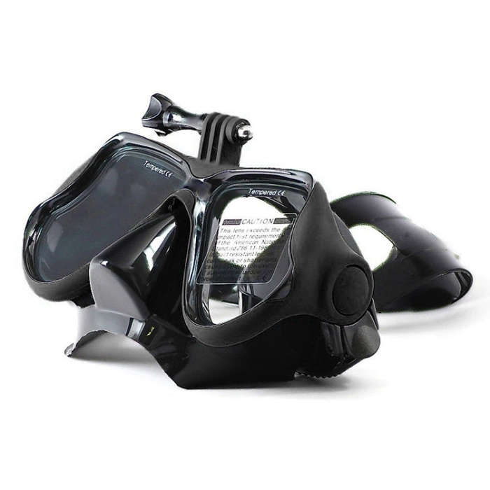 Water Sports Diving Equipment Diving Mask Swimming Glasses for GoPro, Insta360, DJI and Other Act...