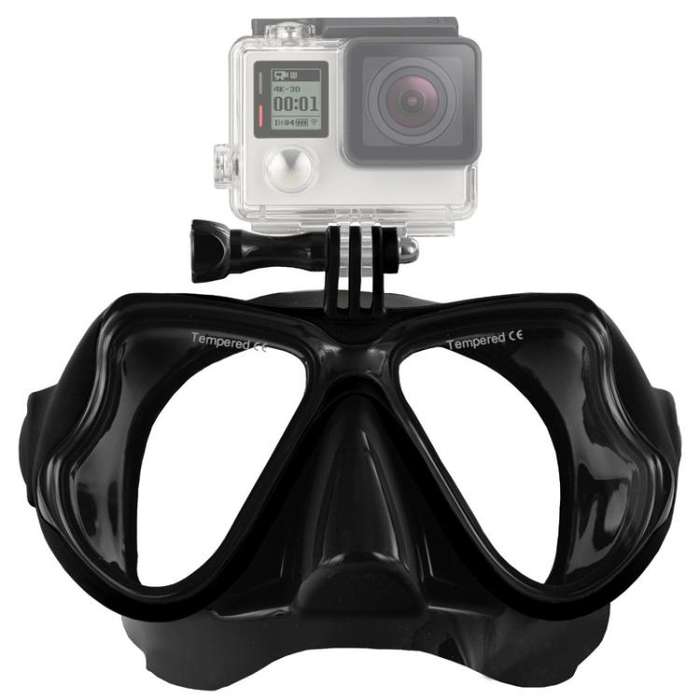 Water Sports Diving Equipment Diving Mask Swimming Glasses for GoPro, Insta360, DJI and Other Act...