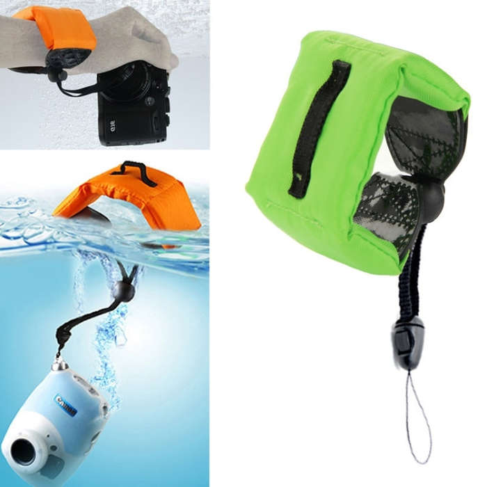 Submersible Floating Bobber Hand Wrist Strap for GoPro, Insta360, DJI and Other Action Cameras(Gr...