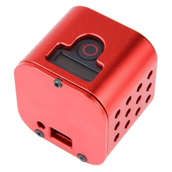 Housing Shell CNC Aluminum Alloy Protective Cage with Insurance Back Cover for GoPro HERO5 Sessio...