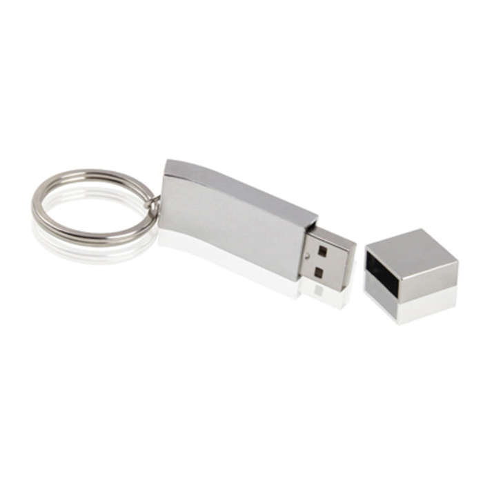 Metallic on Key Ring Style USB 2.0 Flash Disk (8GB)