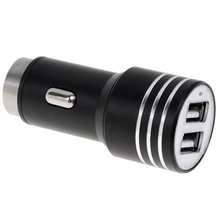 KX-C001 2 USB Ports 5V 4.2A Car Charger with Safety Hammer Function, For iPhone, iPad, Galaxy,  H...