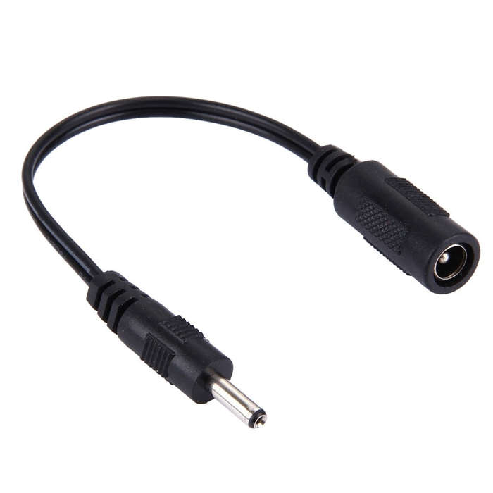5.5 x 2.1mm DC Female to 3.5 x 1.35mm DC Male Power Connector Cable for Laptop Adapter, Length: 1...