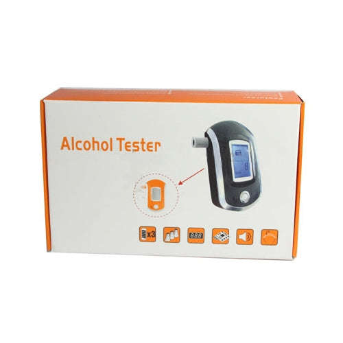 3 digitals LCD Display Breath Alcohol Tester Analyzer(Black)