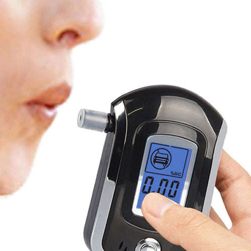 3 digitals LCD Display Breath Alcohol Tester Analyzer(Black)