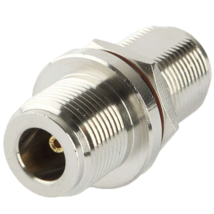 Coaxial RF N Female to N Female Adapter(Silver)