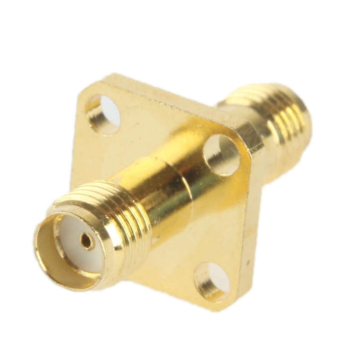 Coaxial SMA Female to SMA Female Adapter(Gold)