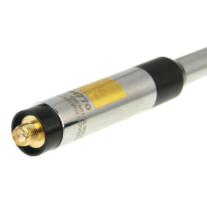 RH770 Dual Band 144/430MHz High Gain SMA-F Telescopic Handheld Radio Antenna for Walkie Talkie, A...