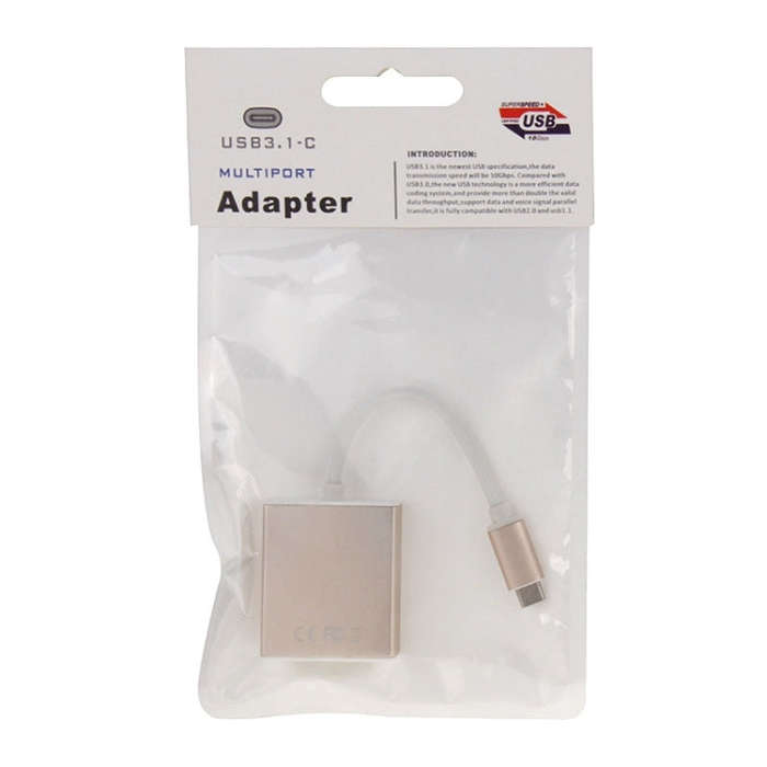 10cm USB-C / Type-C 3.1 to DVI 24+5 Adapter Cable, For MacBook 12 inch, Chromebook Pixel 2015, No...