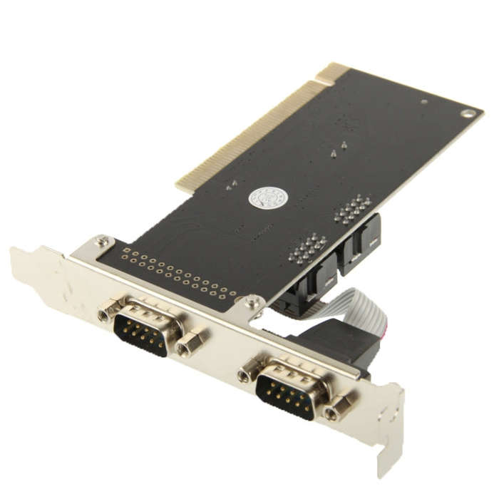 PCI to Serial 2-port Host Controller Card(Black)