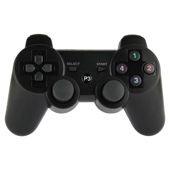 Double Shock III Wireless Controller, Manette Sans Fil Double Shock III for Sony PS3, Has Vibrati...
