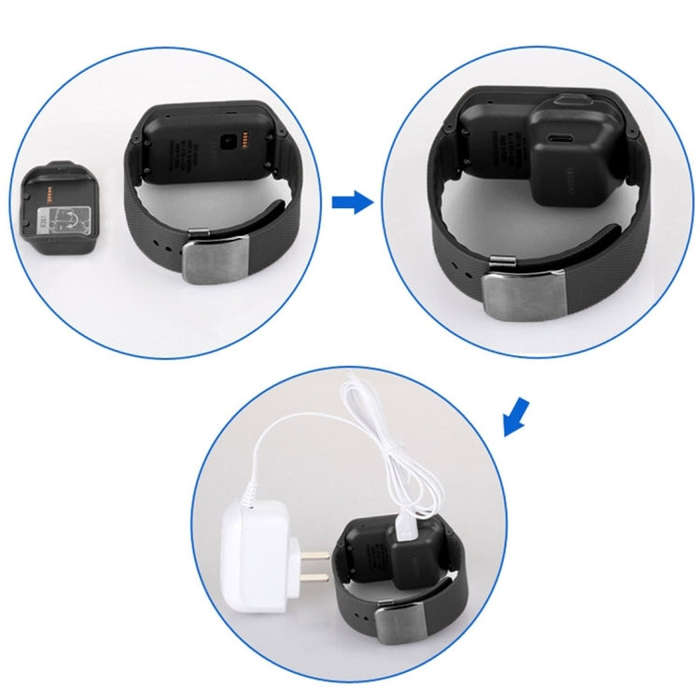 Bluetooth Bracelet Charger for Samsung Gear 2 Neo R381(Black)