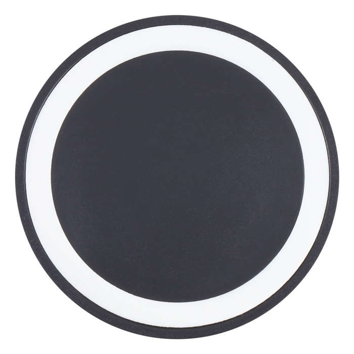 5W Universal QI Standard Round Wireless Charging Pad (Black + White)