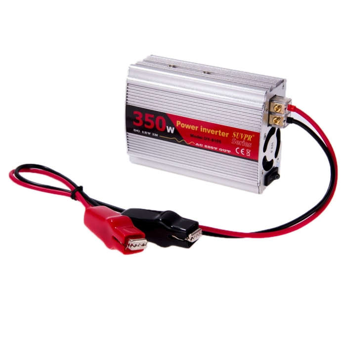 SUVPR DY-8105 350W DC 12V to AC 220V Car Power Inverter with 500mA USB Port & Universal Power Socket