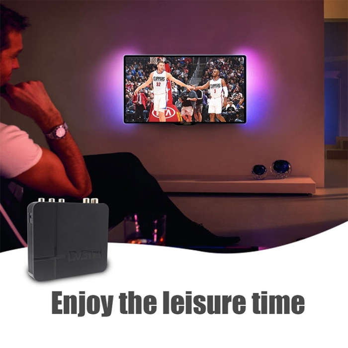 Mini Terrestrial Receiver HD DVB-T2 Set Top Box, Support USB / HDMI / MPEG4 /H.264(EU Plug)