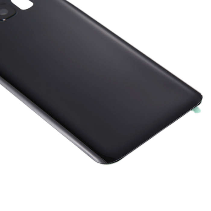 For Galaxy S8 / G950 Battery Back Cover with Camera Lens Cover & Adhesive (Black)