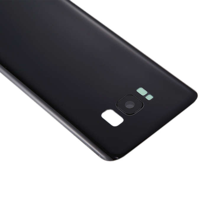 For Galaxy S8 / G950 Battery Back Cover with Camera Lens Cover & Adhesive (Black)