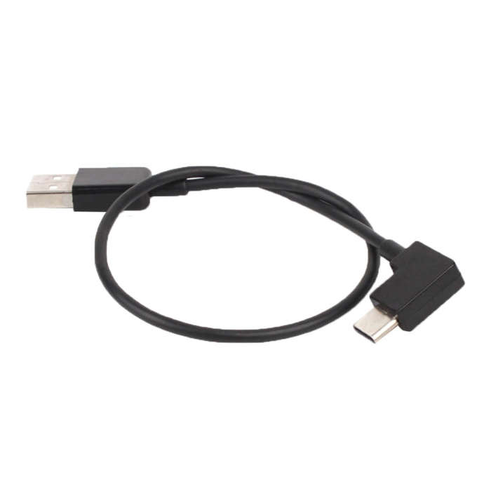 30cm USB to USB-C / Type-C Right Angle Data Connector Cable for DJI SPARK / MAVIC PRO / Phantom 3...