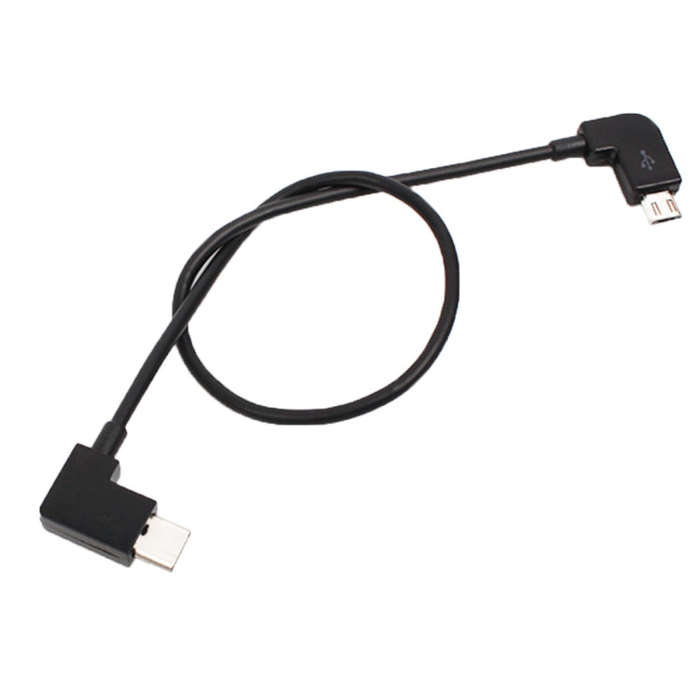 30cm Micro USB to USB-C / Type-C Converting Data Cable Connector for DJI MAVIC PRO & SPARK Remote...
