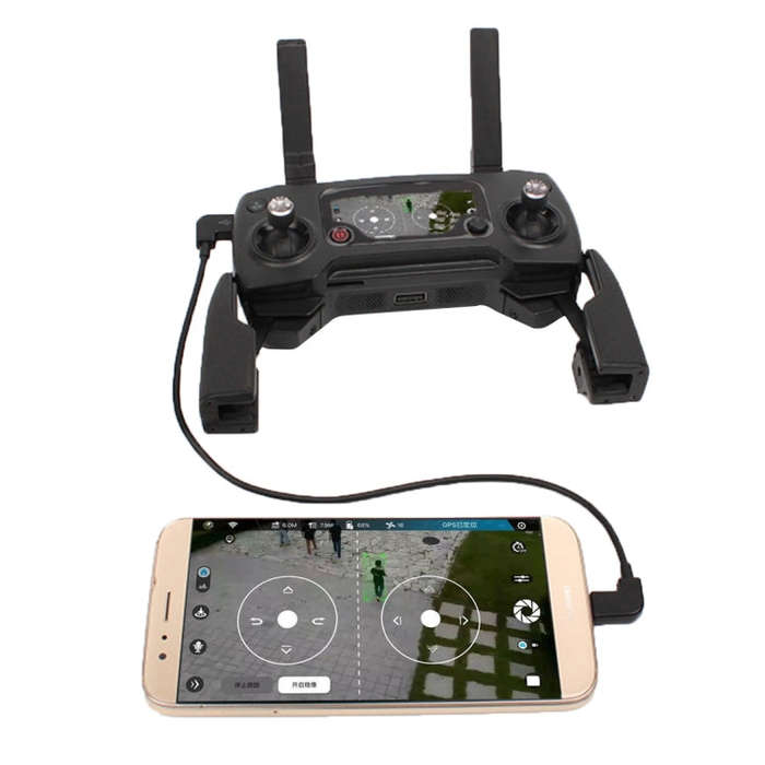 30cm Micro USB to Micro USB Converting Data Cable Connector for DJI MAVIC PRO & SPARK Remote Cont...