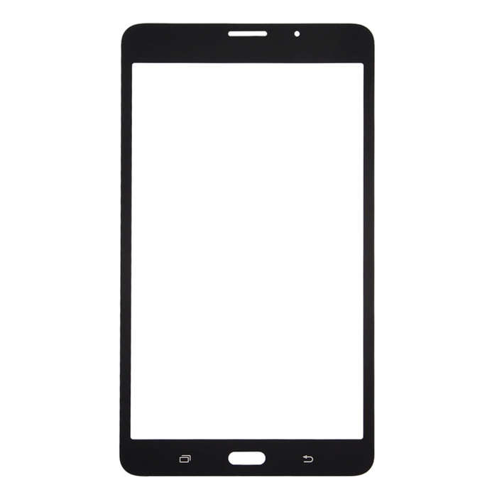For Galaxy Tab A 7.0 LTE (2016) / T285 Front Screen Outer Glass Lens (Black)