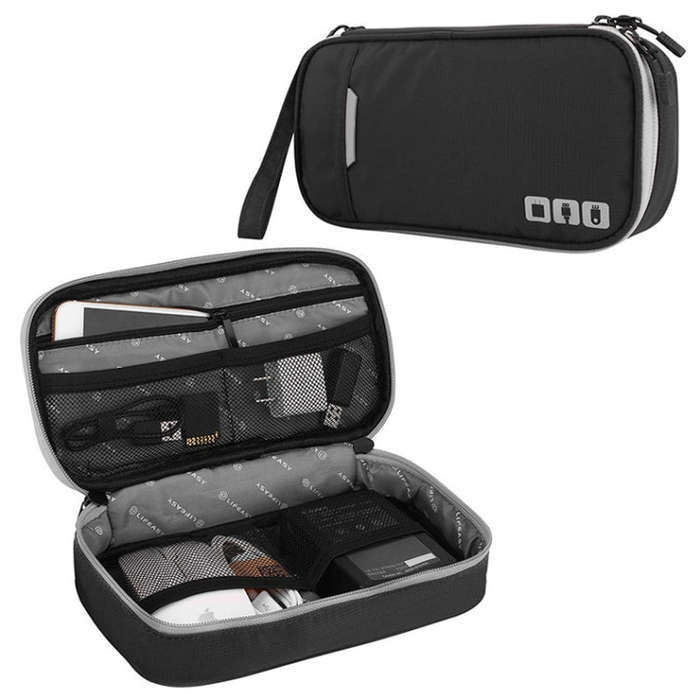 Multi-functional Headphone Charger Data Cable Storage Bag Portable Power Pack, Size: S, 24 x 12 x...