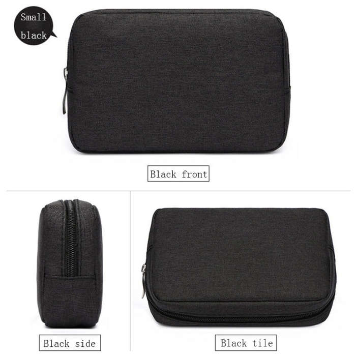 Multi-functional Headphone Charger Data Cable Storage Bag Power Pack, Size: S, 17 x 11.5 x 5.5cm ...