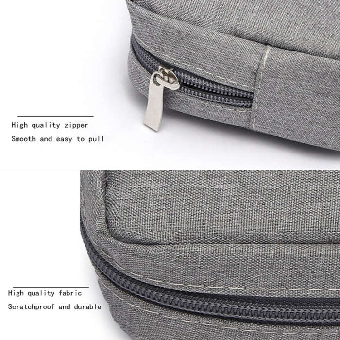 Multi-functional Headphone Charger Data Cable Storage Bag Power Pack, Size: S, 17 x 11.5 x 5.5cm ...