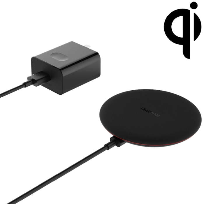 Huawei 15W Max Qi Standard Intelligent Fast Wireless Charger with 5A Cable and 10V / 4A Charging ...