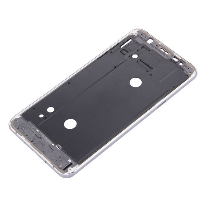 For Galaxy J7 (2016) / J710 Front Housing LCD Frame Bezel Plate (Grey)