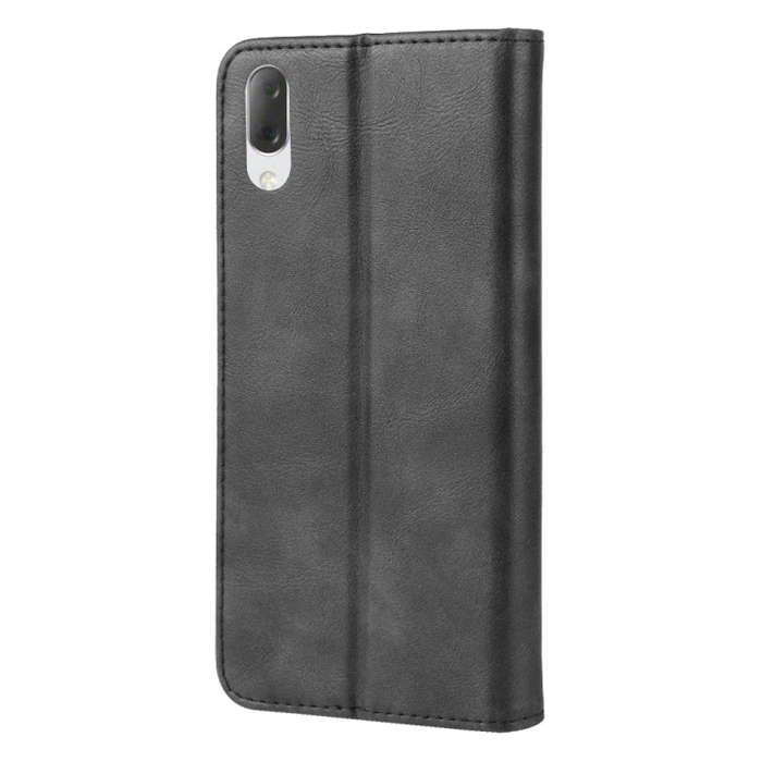 Magnetic Snap Retro Crazy Horse Texture Horizontal Flip Leather Case for Sony Xperia L3, with Hol...