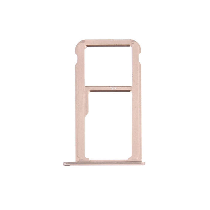 For Huawei Honor V8 Nano SIM + Micro SD / Nano SIM Card Tray(Gold)