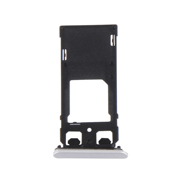 SIM Card Tray + Micro SD / SIM Card Tray + Card Slot Port Dust Plug for Sony Xperia X (Dual SIM V...