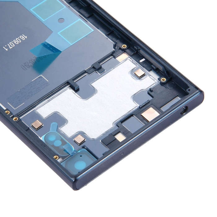Back Battery Cover + Back Battery Bottom Cover + Middle Frame for Sony Xperia XZ(Dark Blue)