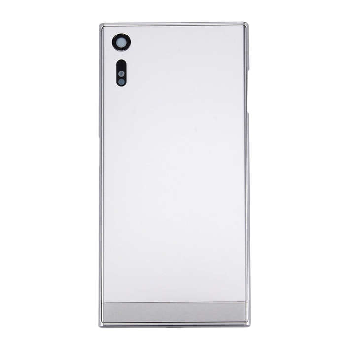 Back Battery Cover + Back Battery Bottom Cover + Middle Frame for Sony Xperia XZ(Silver)