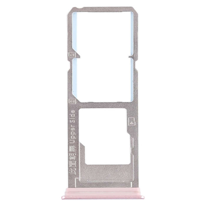 For Vivo Y79 2 x SIM Card Tray + Micro SD Card Tray (Rose Gold)