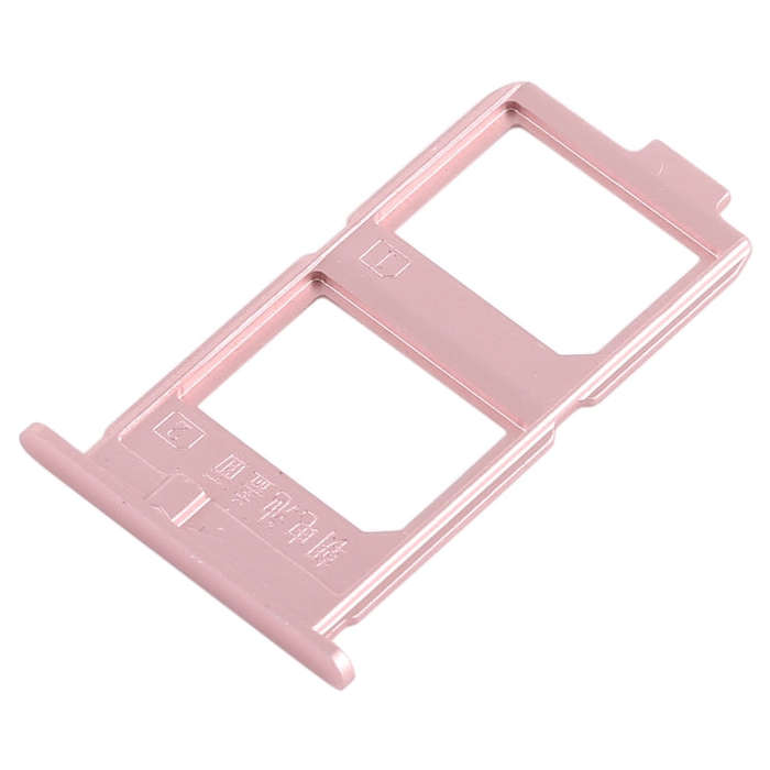 For Vivo X7 Plus 2 x SIM Card Tray (Rose Gold)