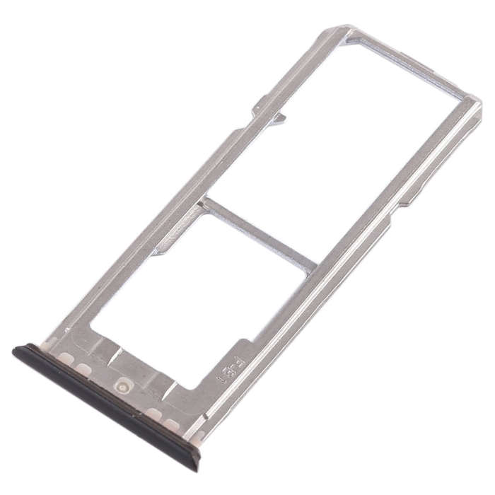 For OPPO A79 2 x SIM Card Tray + Micro SD Card Tray (Black)