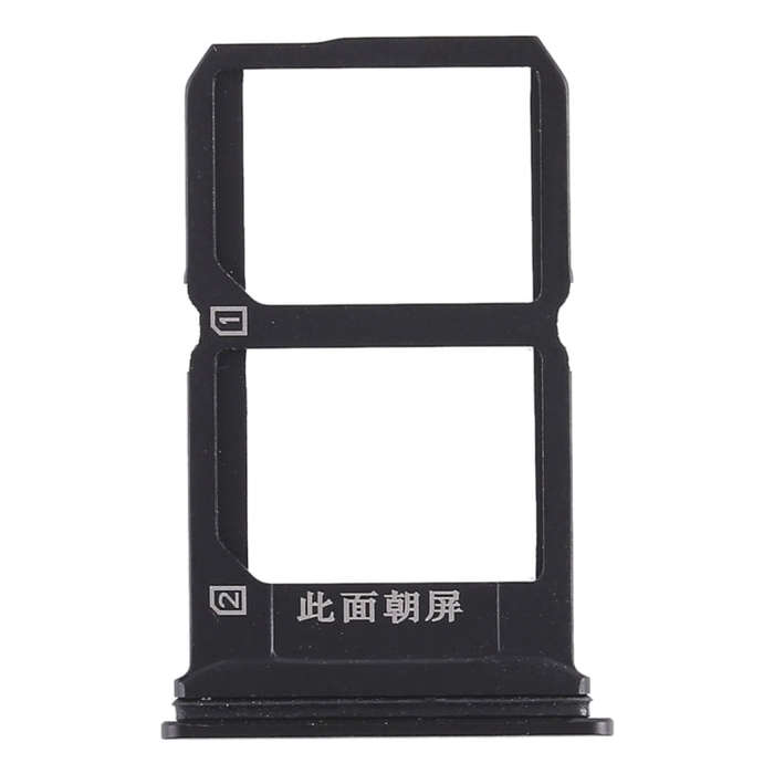 For Vivo X9s Plus 2 x SIM Card Tray (Black)